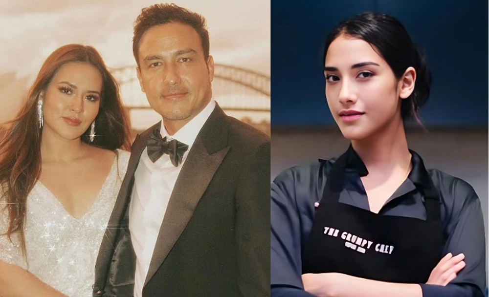 Foto kolase Raisa dan Hamish Daud serta chef Sabrina Alatas. [instagram]